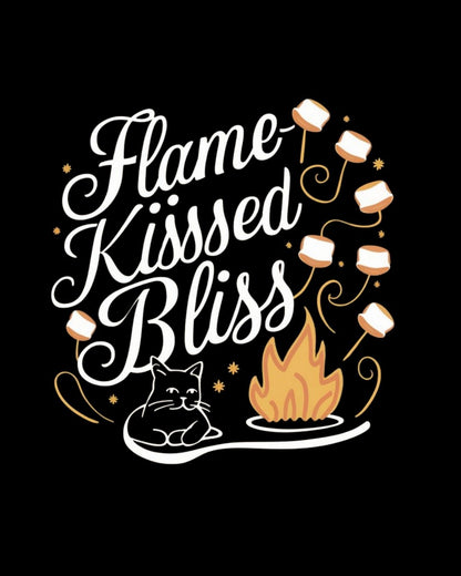 Flame Kiss Bliss Cotton Men Tshirt