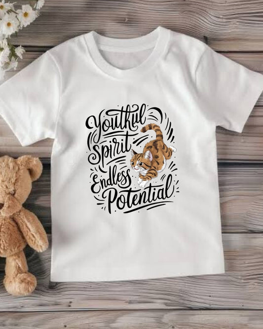 Youthful Spirit Endless Potential Youth Heavy Cotton T-Shirt