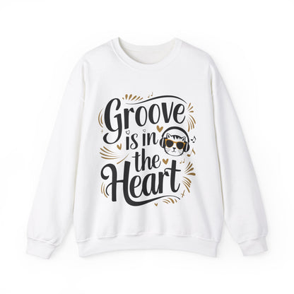 Groove In The Heart Ultra Cotton Crewneck Sweatshirt