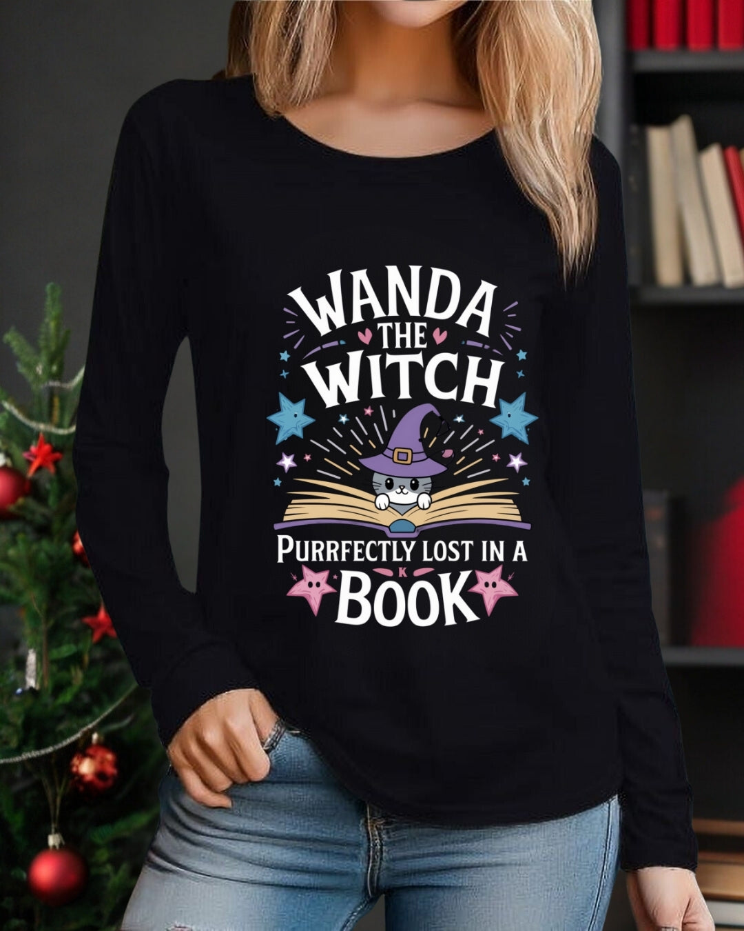 Witch's Wisdom Cotton Long Sleeve Tshirt