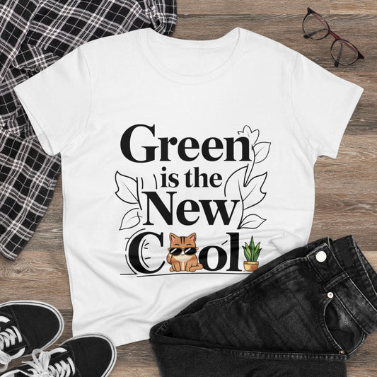 Green Is The New Cool Short Sleeve Regular Fit Cotton T-Shirt