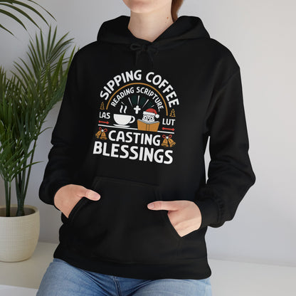 Sipping Faith Heavy Cotton Hoodie