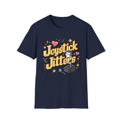 Joystick Jitters Cotton Crew Neck Men Tshirt