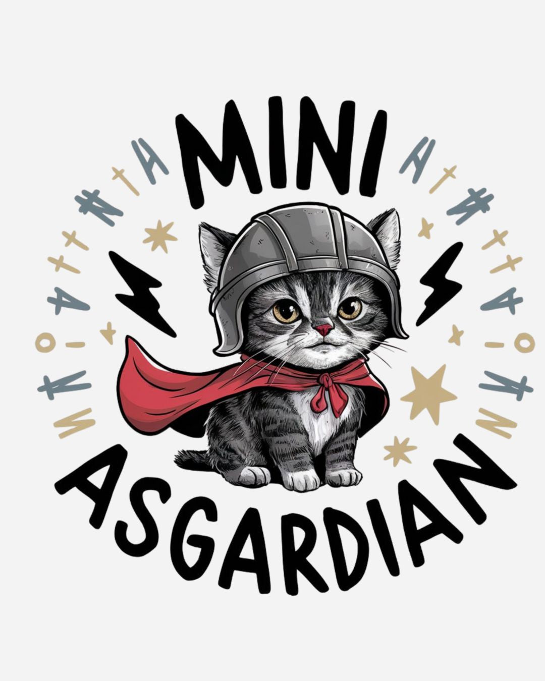 Mini Asgardian Cotton Men Tshirt