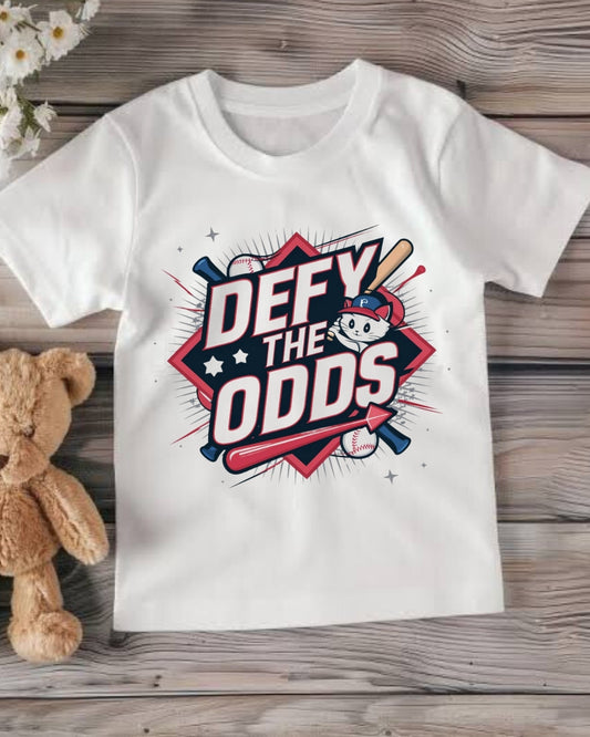 Defy The Odds Youth Heavy Cotton T-Shirt