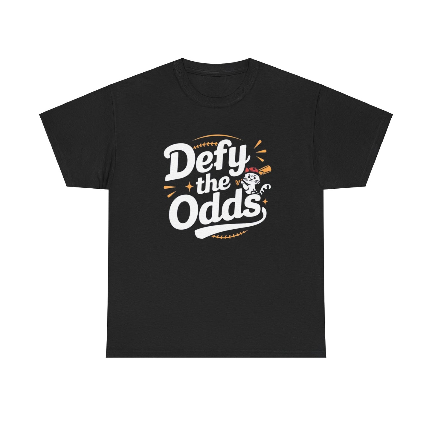 Defy The Odds Baseball Crew Neck Tee