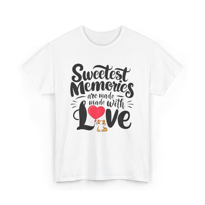 Sweetest Memory Are With Love Unisex Funny Cat T-Shirt