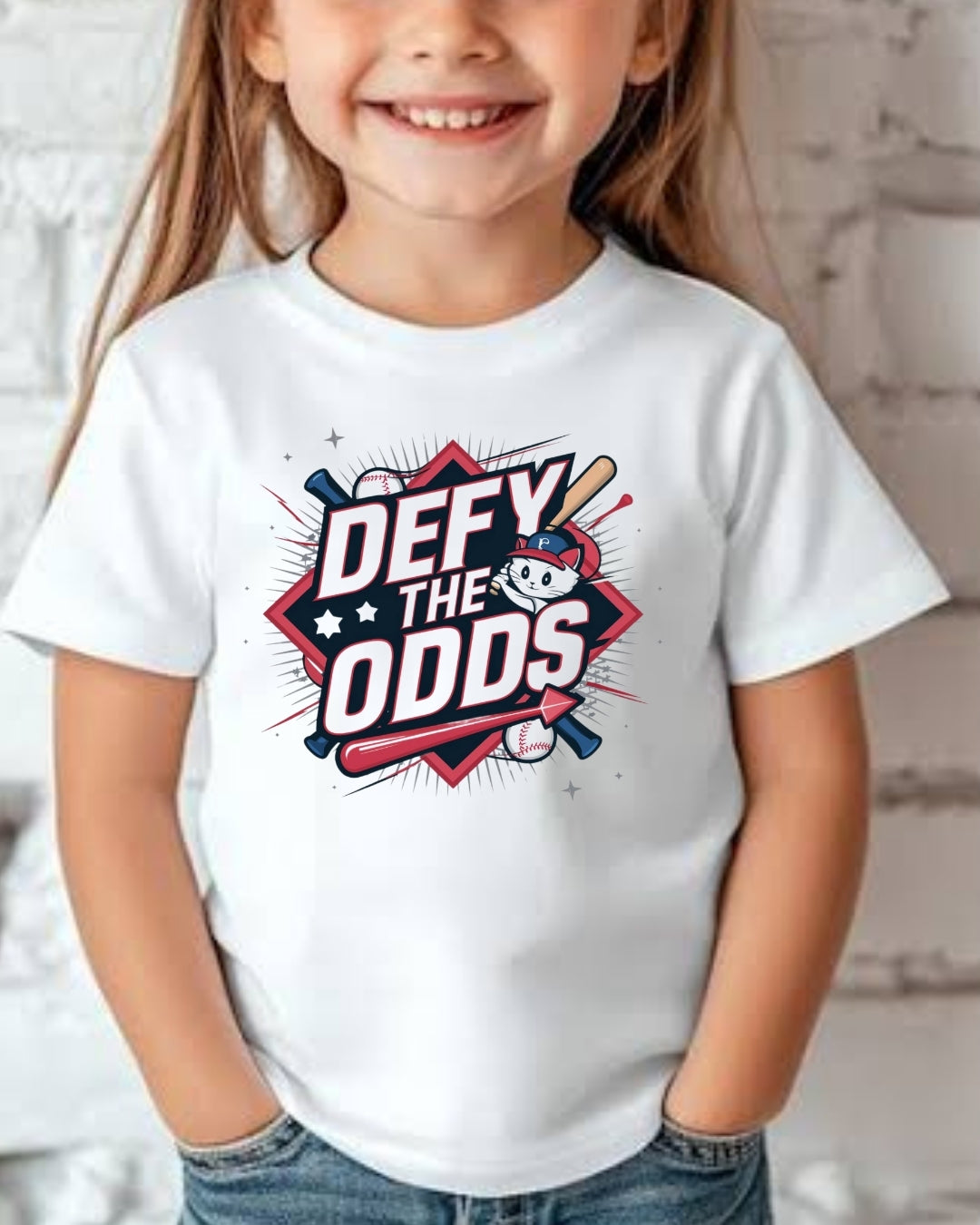 Defy The Odds Youth Heavy Cotton T-Shirt