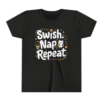 Swish Nap Repeat Youth Heavy Cotton T-Shirt