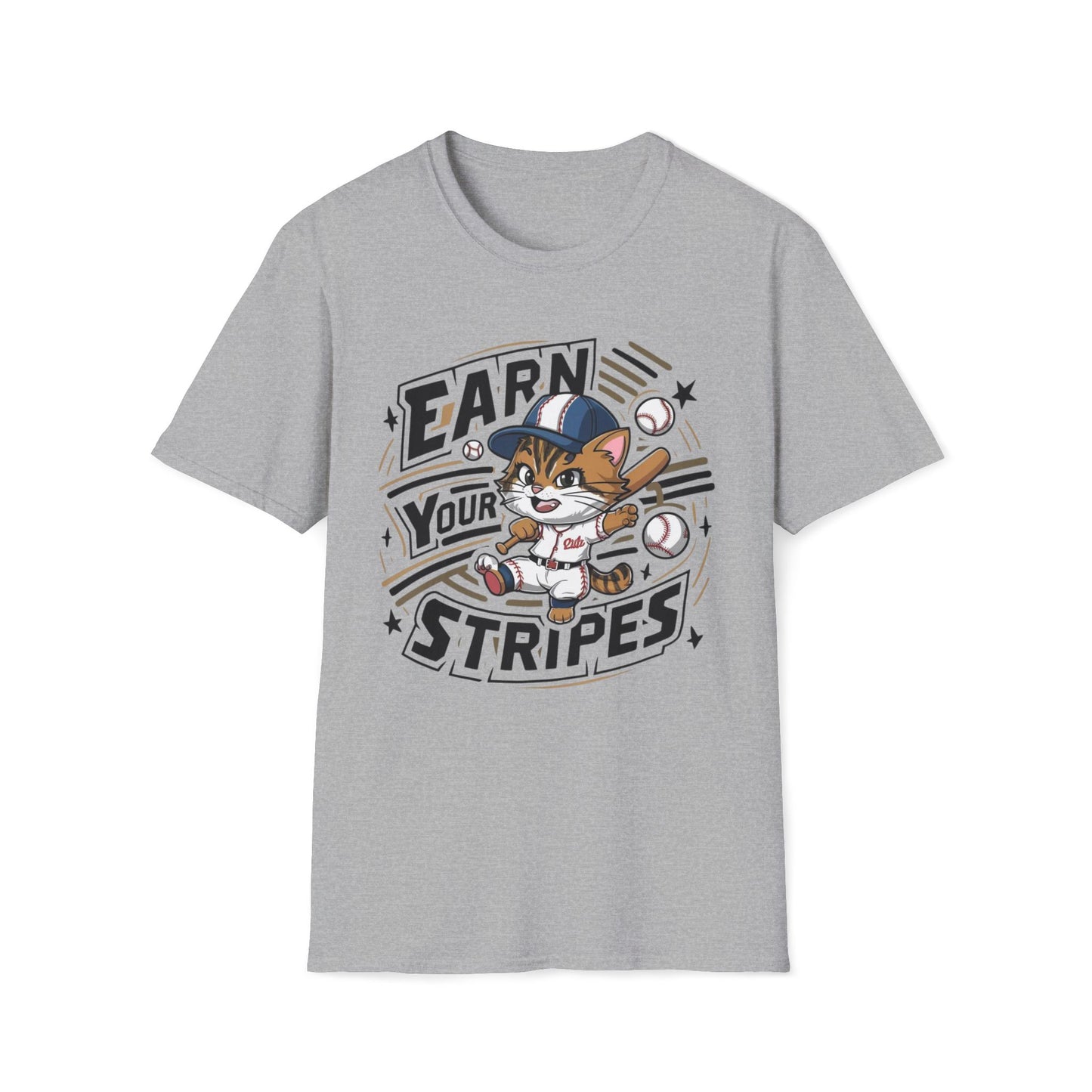 Earn Your Stripe Cotton Men Tshirt