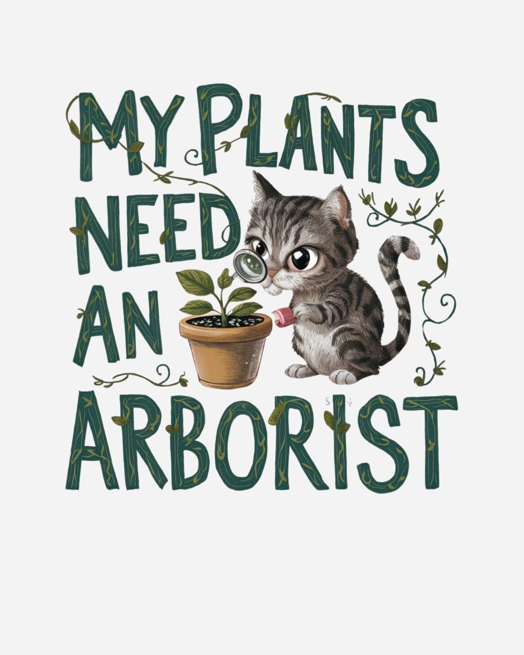 My Plant Need Arborist Women Cotton Tshirt