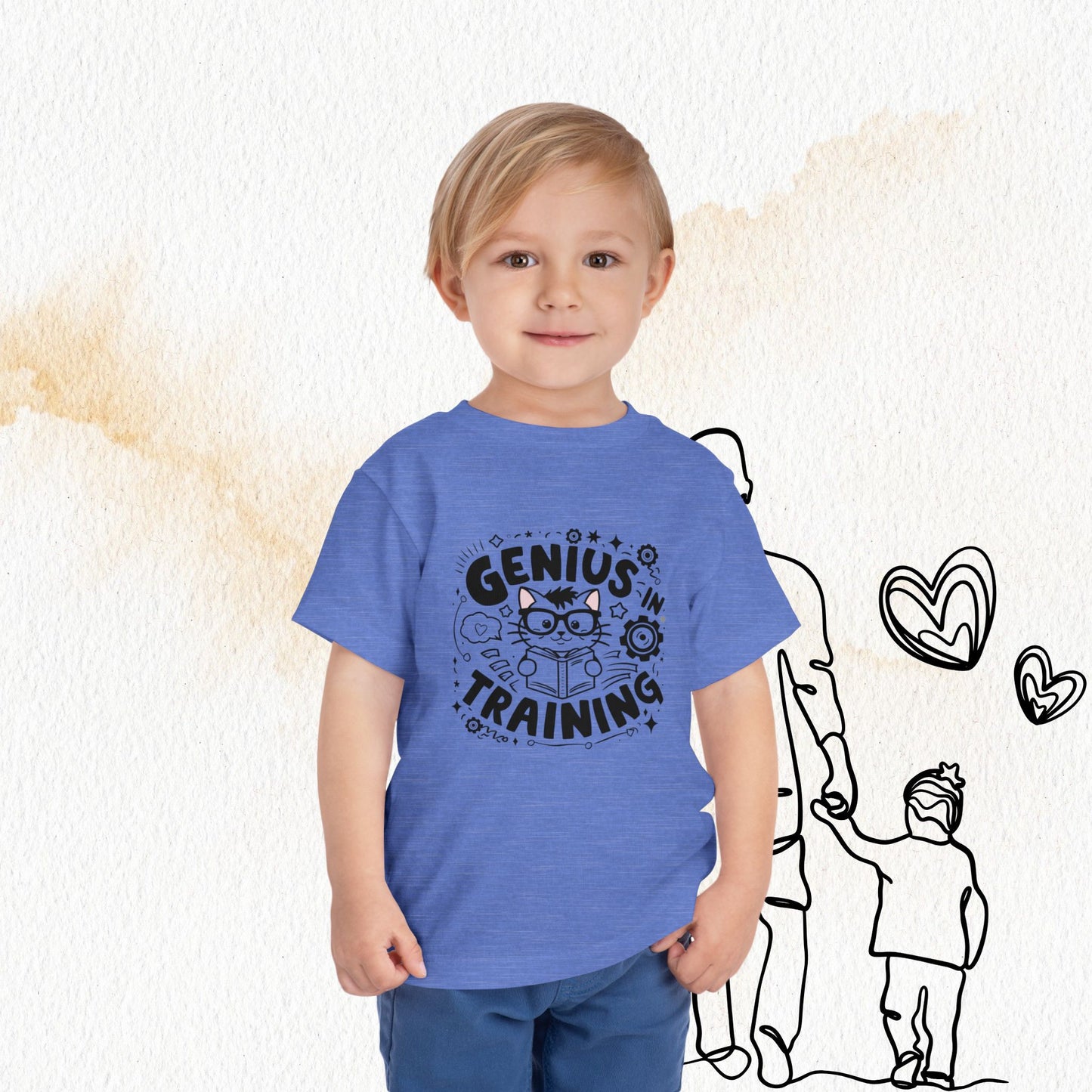 Genius In Training Toddler  Cotton Kids T-Shirt