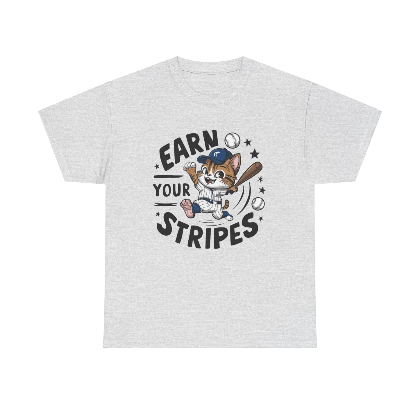 Earn Your Stripe Baseball Cotton T-Shirt