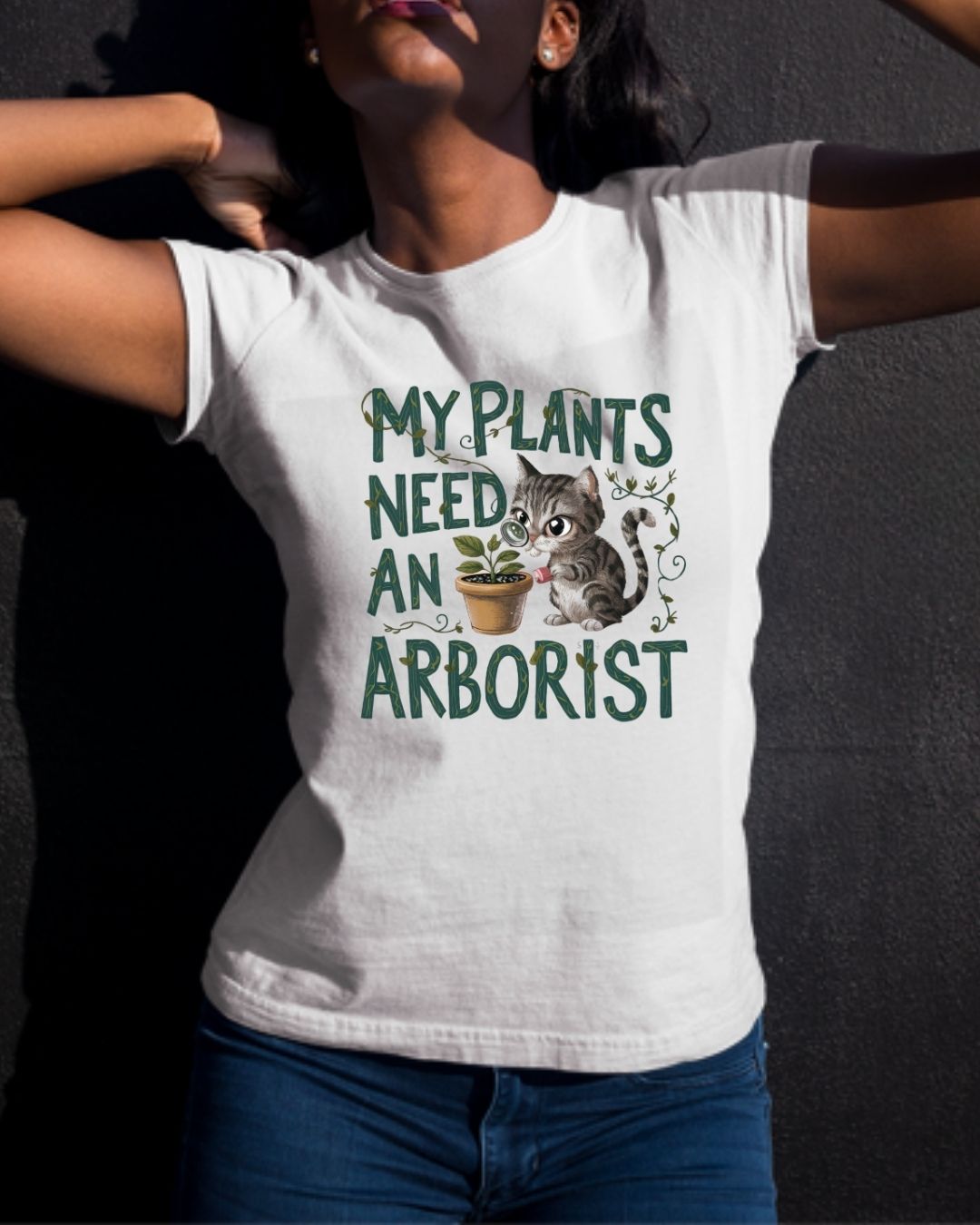 My Plant Need Arborist Women Cotton Tshirt