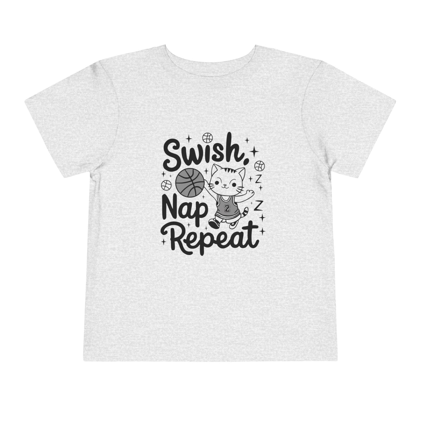 Swish Nap Repeat Toddler Cotton Kids T-Shirt