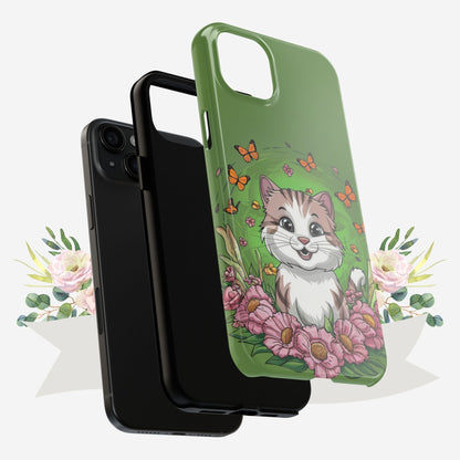 Green Mewsic Tough Case