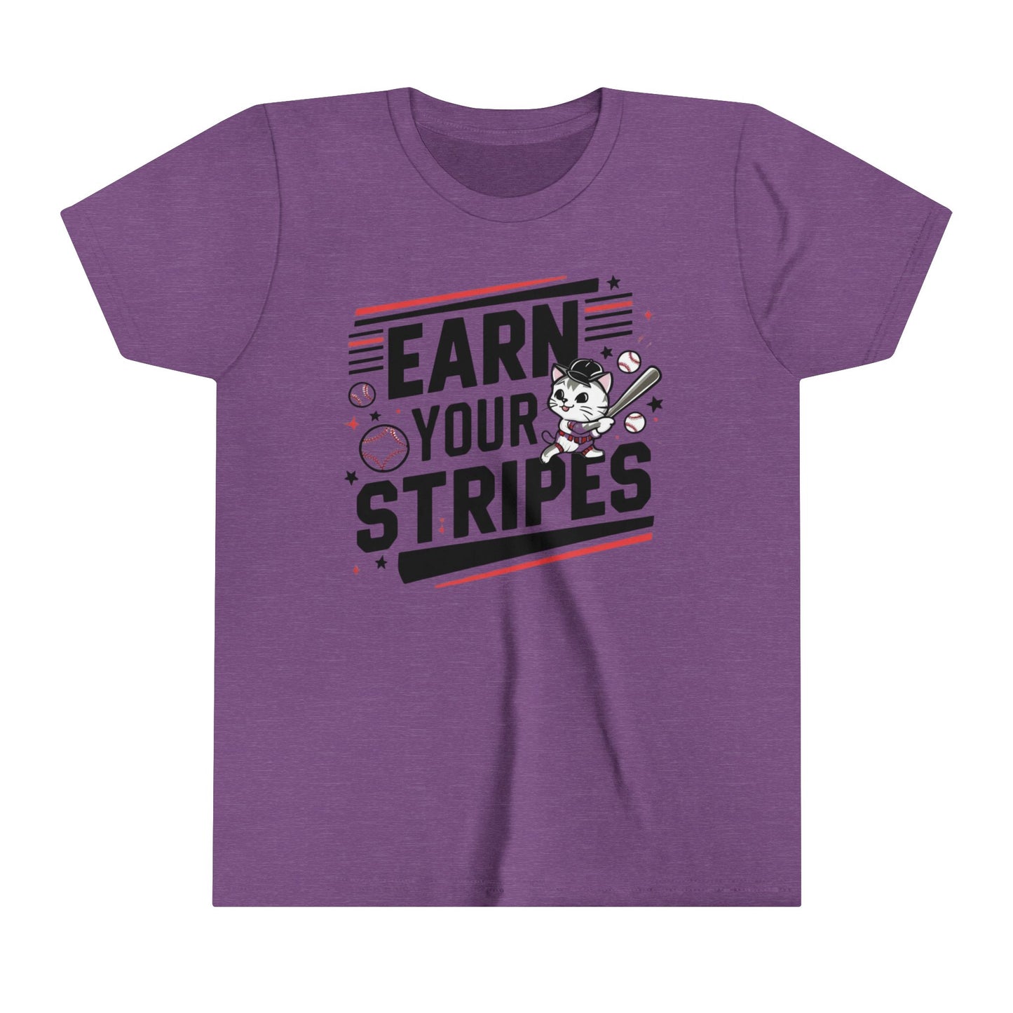 Earn Your Stripes Youth Heavy Cotton T-Shirt