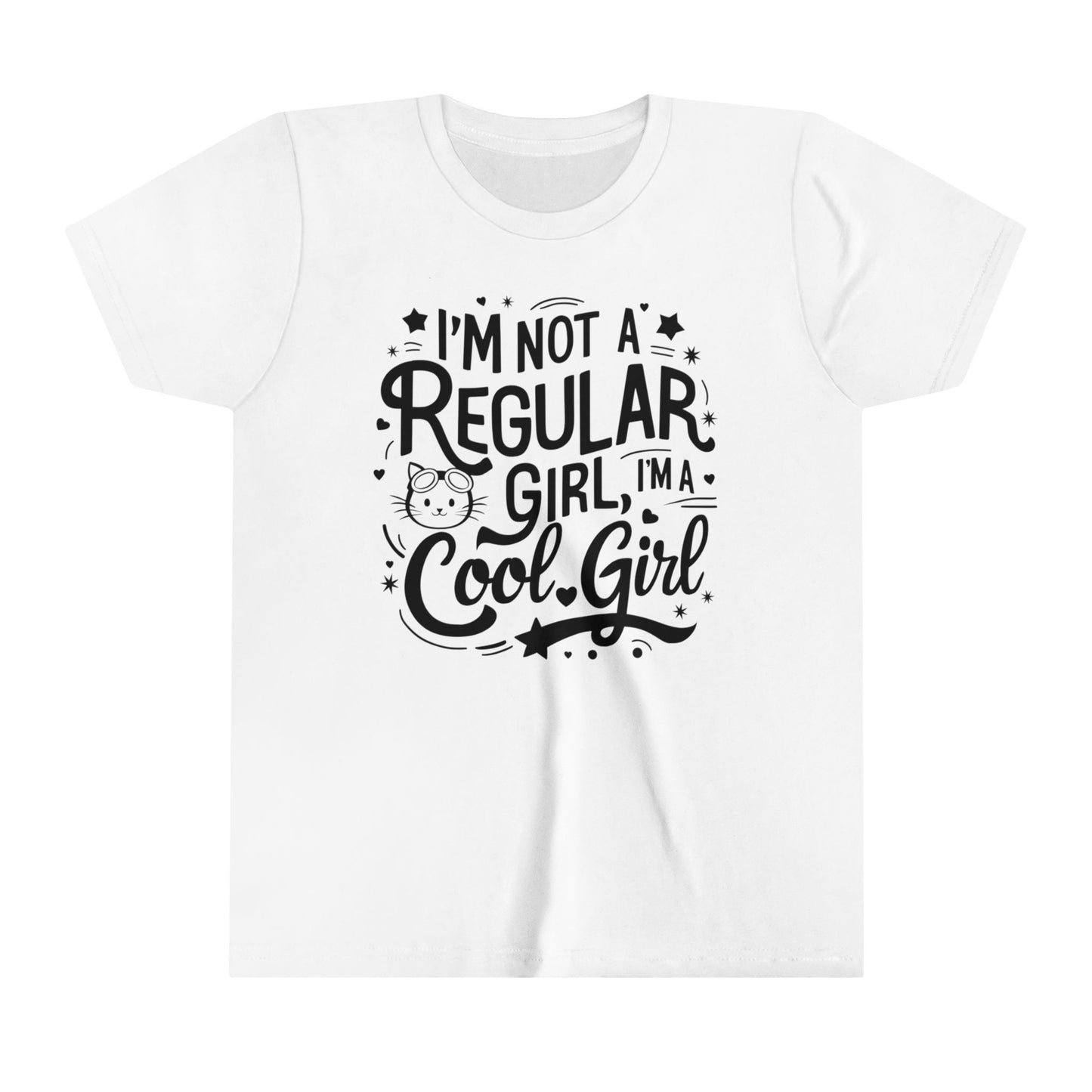 I am Not Regular Girl I am Cool Youth Heavy Cotton T-Shirt