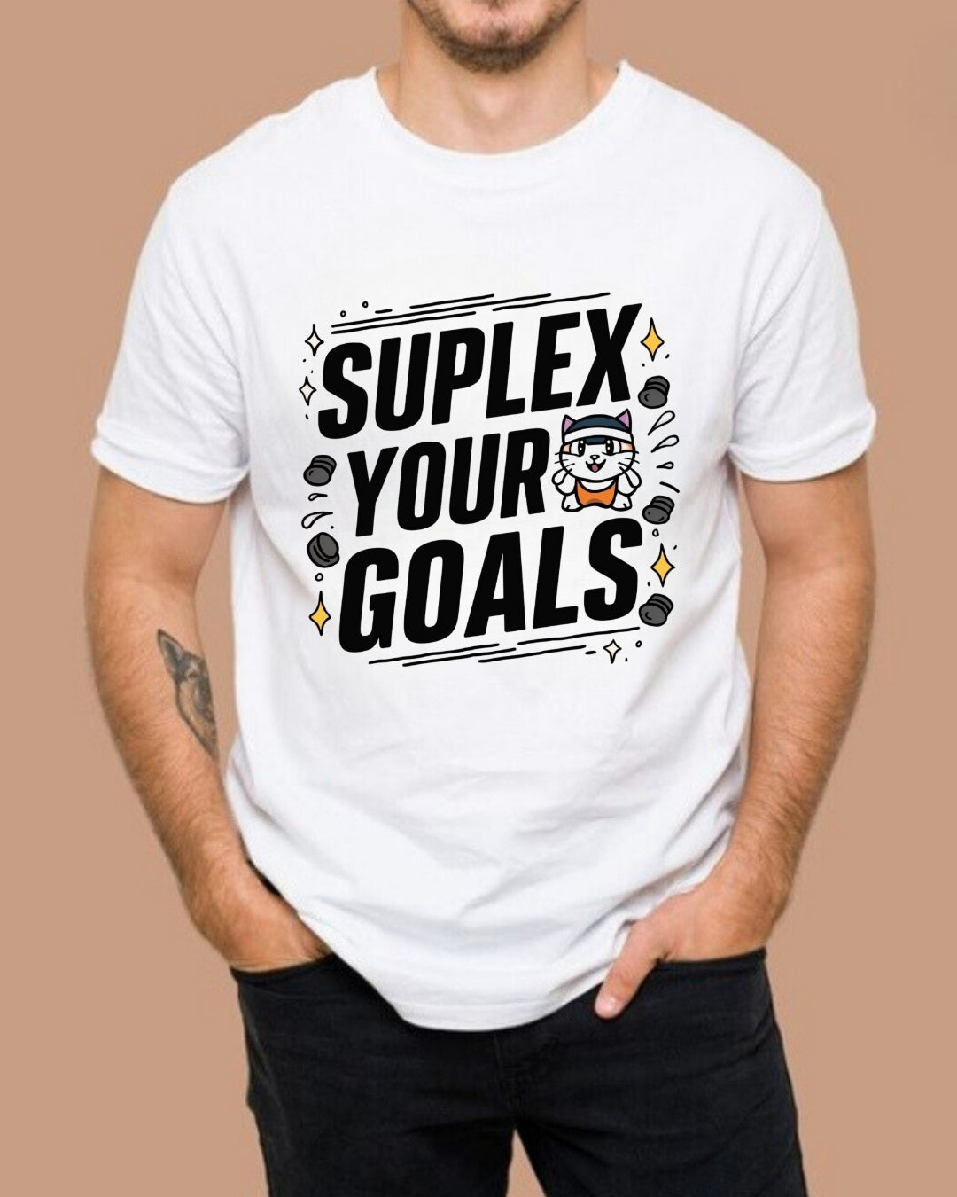 Suplex Your Goals Cotton T-Shirt