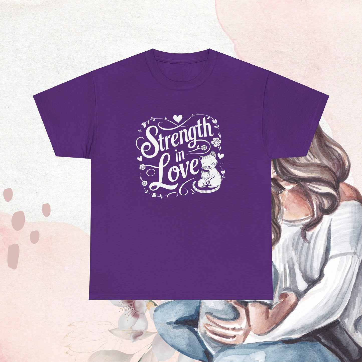 Strength In Love Cotton Tshirt