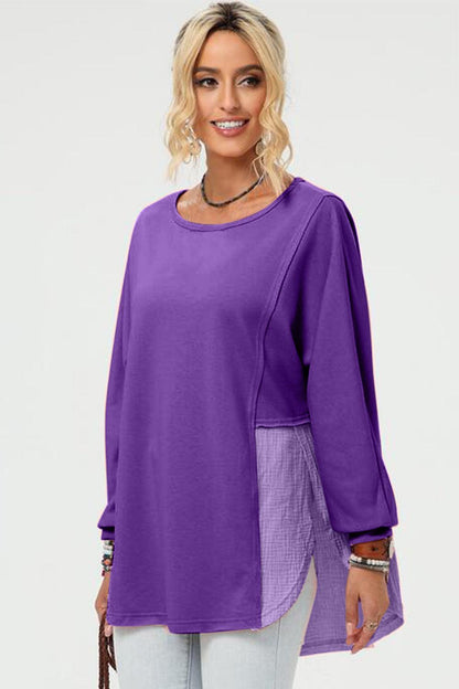 Long Sleeve High-Low T-Shirt