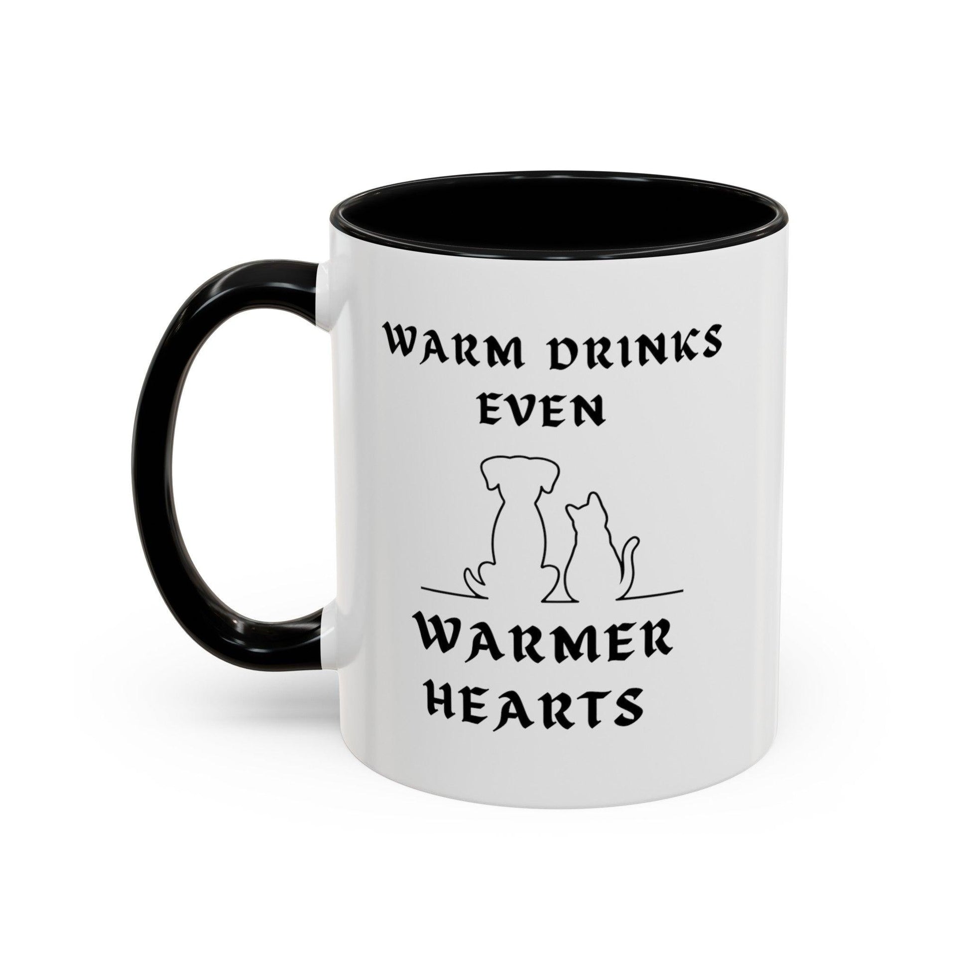 Billien Whisker Warmer Printify 11 oz 11oz accent mug Coffee Mugs Holiday Picks Home & Living Kitchen Mugs Spring Essentials two tone White base