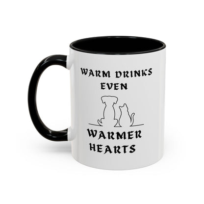 Billien Whisker Warmer Printify 11 oz 11oz accent mug Coffee Mugs Holiday Picks Home & Living Kitchen Mugs Spring Essentials two tone White base