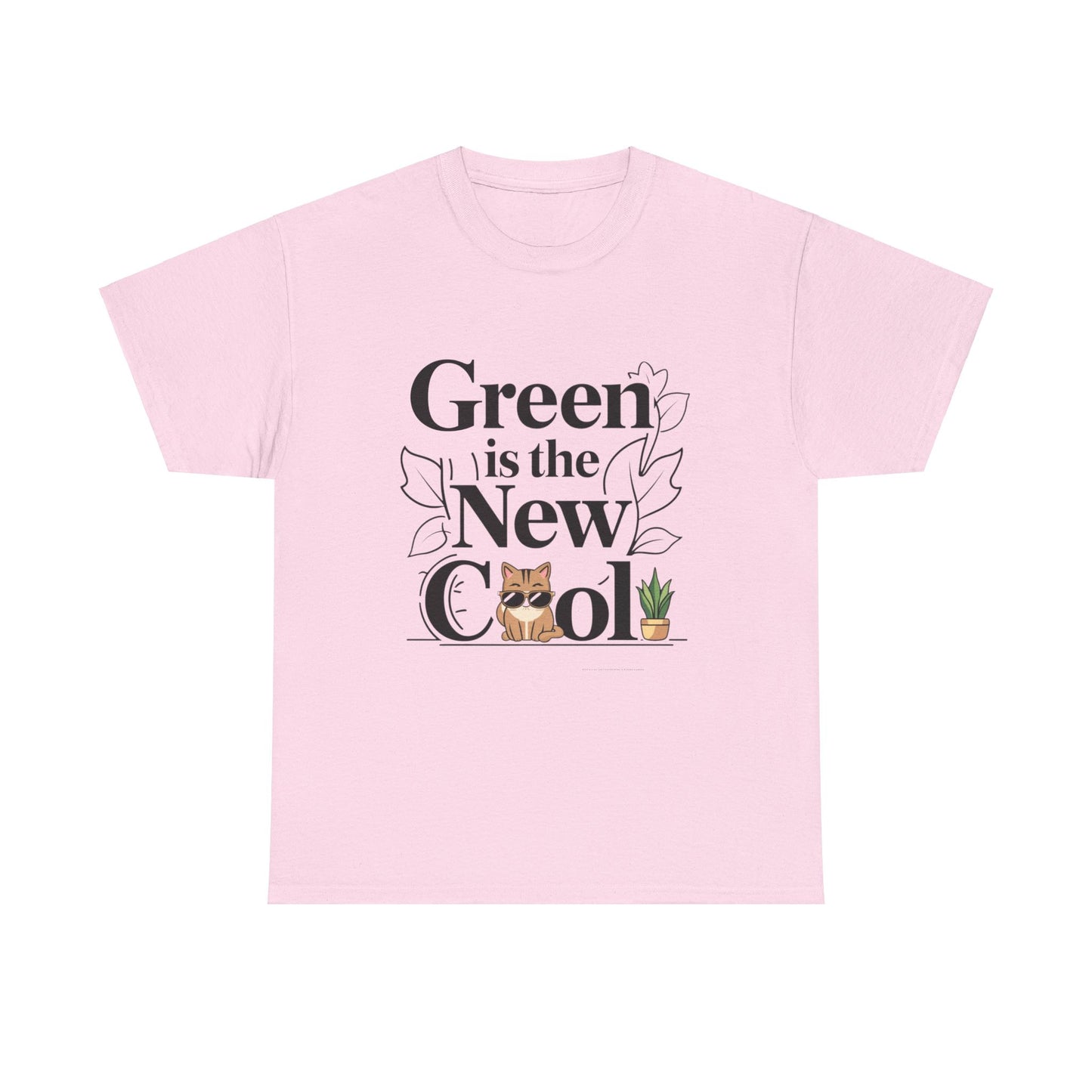 Green Is The New Cool Cotton Tshirt