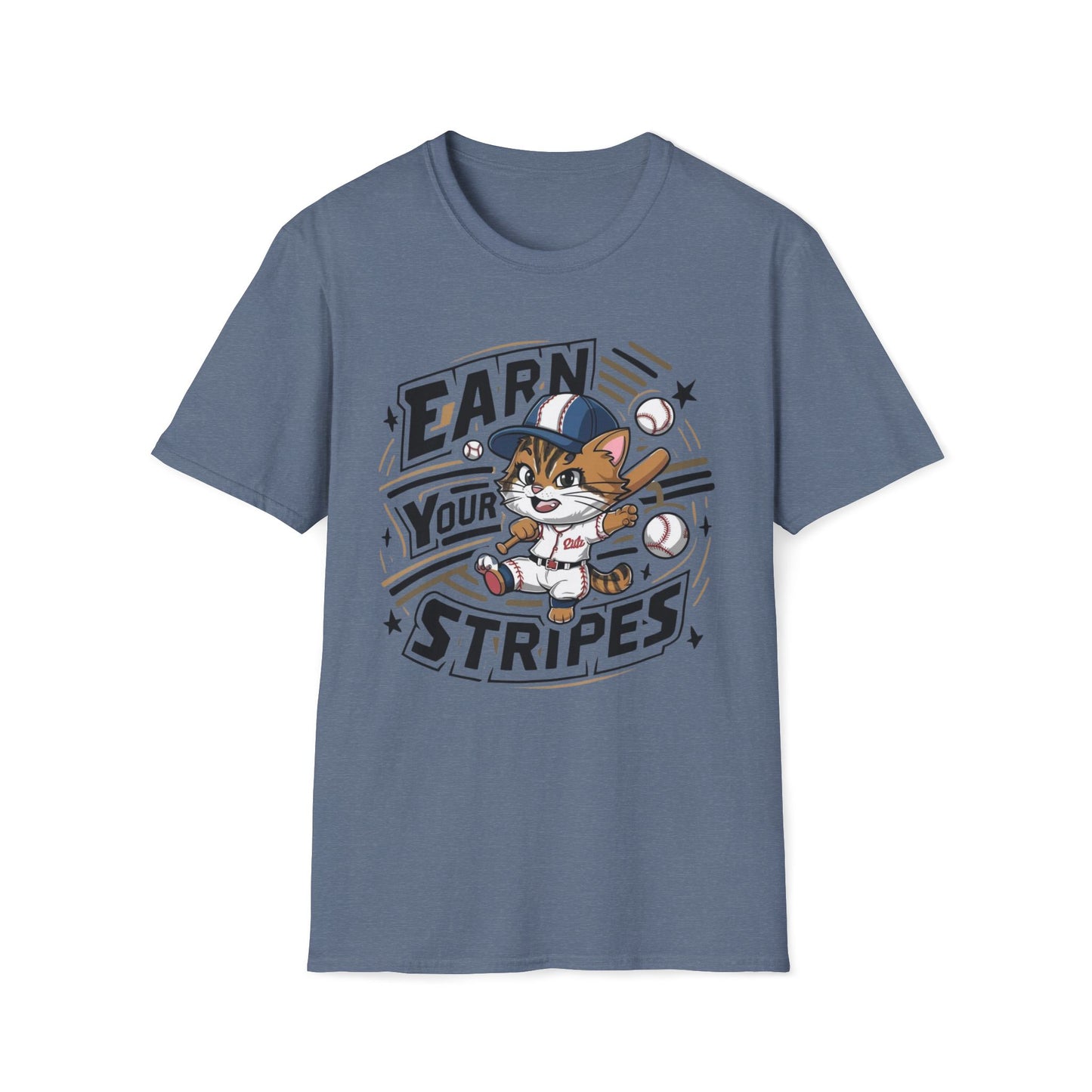 Earn Your Stripe Cotton Men Tshirt