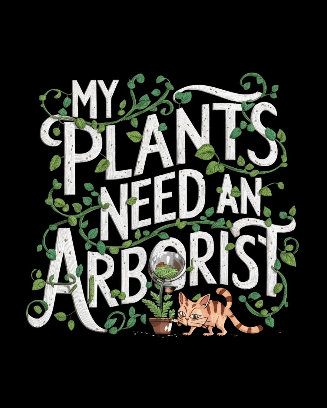 My Plant Need Arborist Nature Cotton T-Shirt