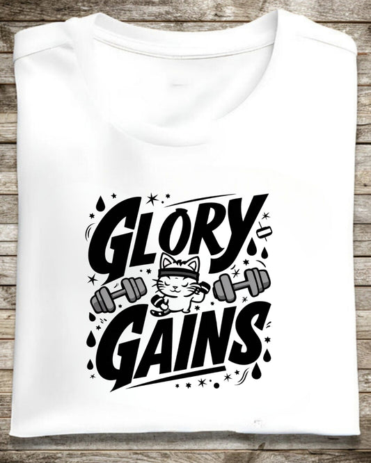 Glory Gain Gym Cotton T-Shirt