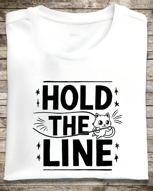 Hold The Line Idiom Cotton T-Shirt