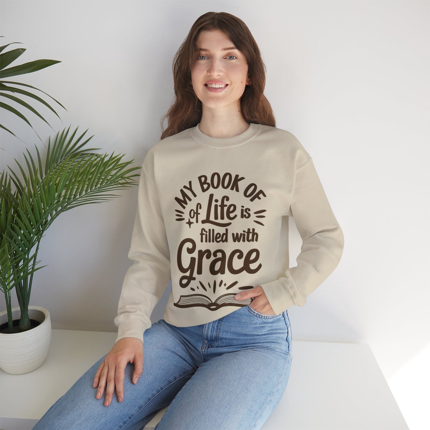 Potion Pages Ultra Cotton Crewneck Sweatshirt