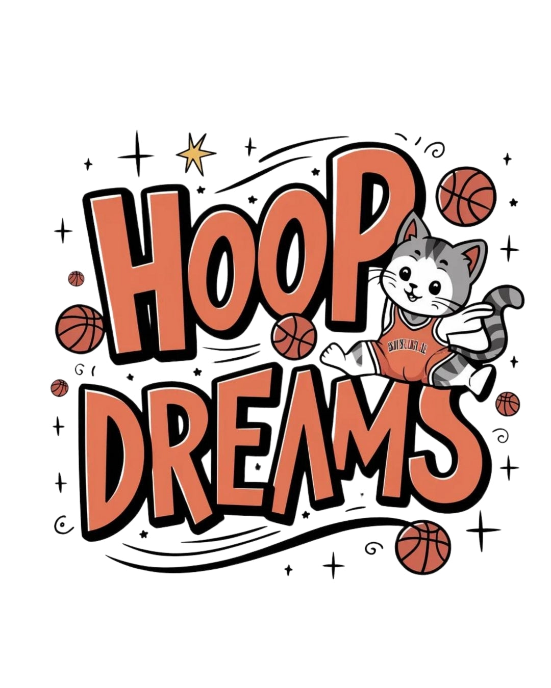 Hoop Dream Basketball Crew Neck Tee