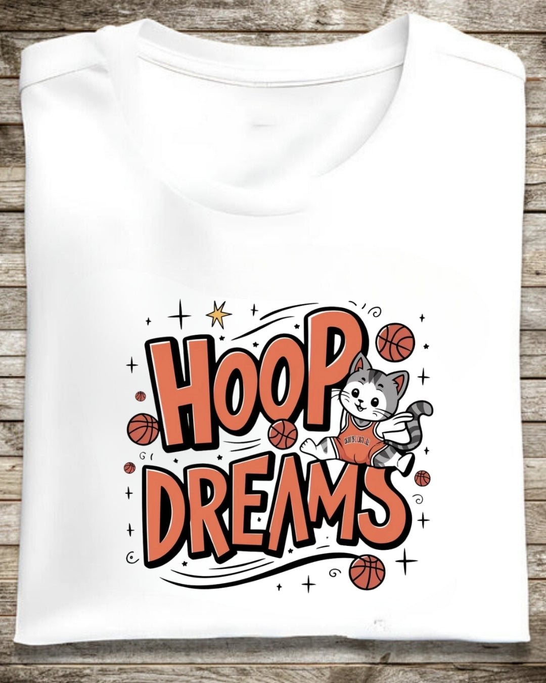 Hoop Dream Basketball Crew Neck Tee