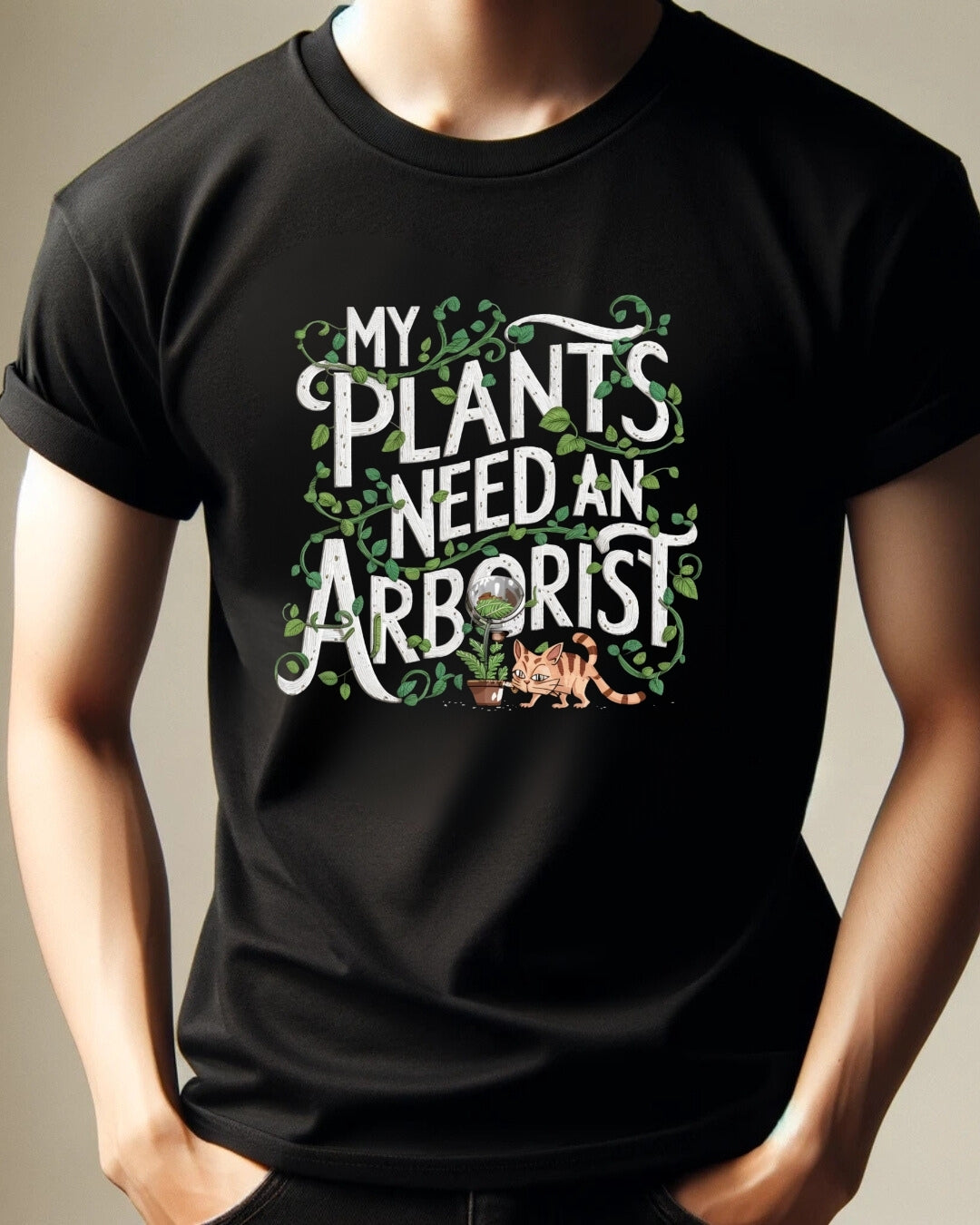 My Plant Need Arborist Nature Cotton T-Shirt