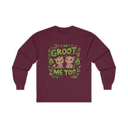 I am Groot Me Too Cotton Long Sleeve Tshirt