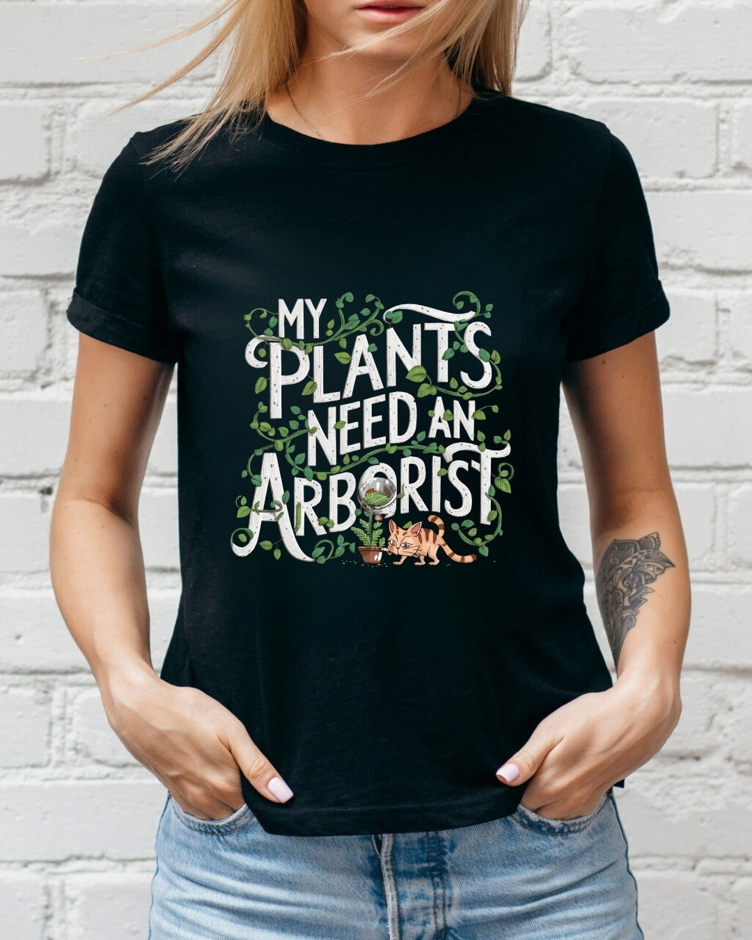 My Plant Need Arborist Nature Cotton T-Shirt