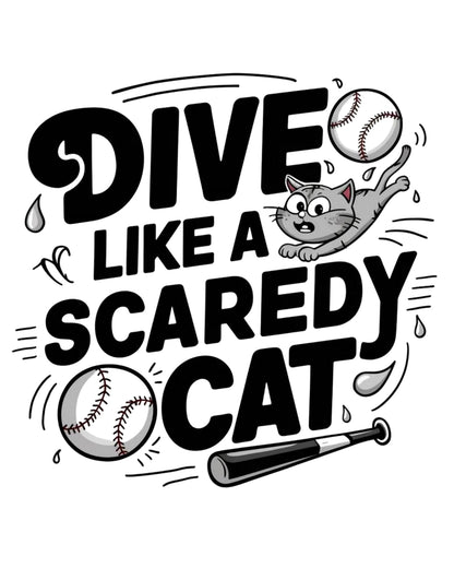 Dive Like Scaredy Cat Youth Heavy Cotton T-Shirt