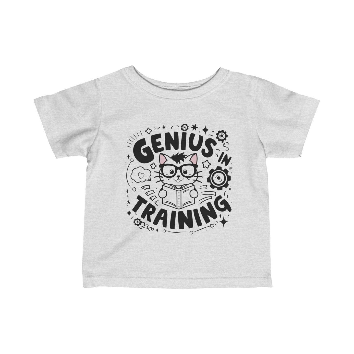 Genius In Training Infant  Cotton T-Shirt