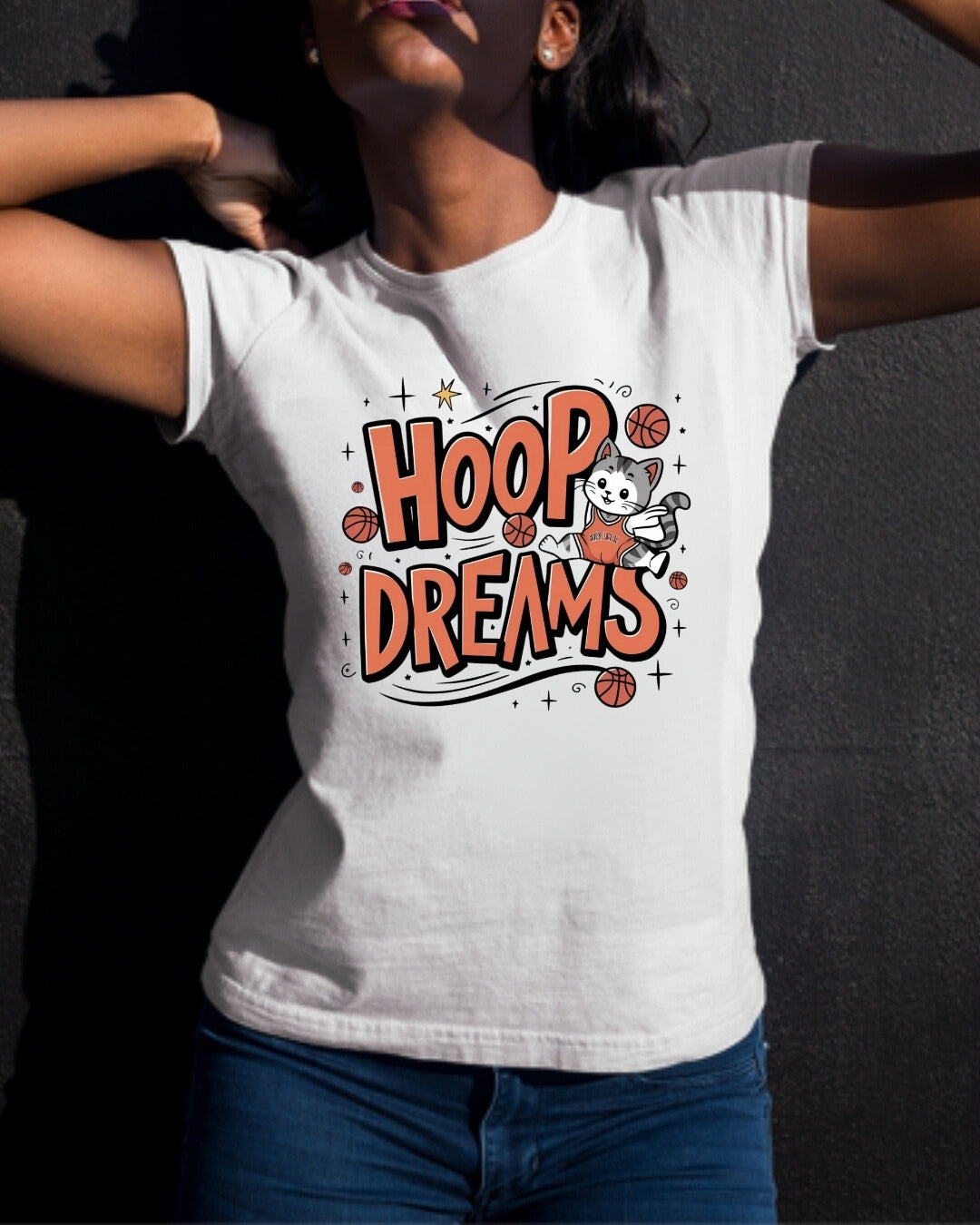 Hoop Dream Basketball Crew Neck Tee