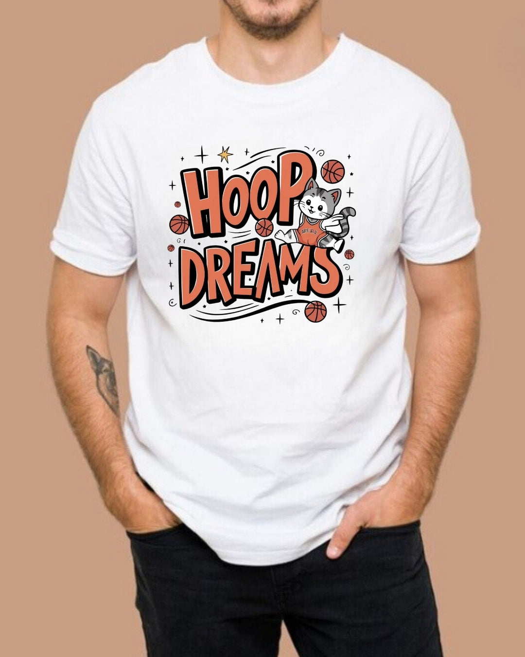 Hoop Dream Basketball Crew Neck Tee