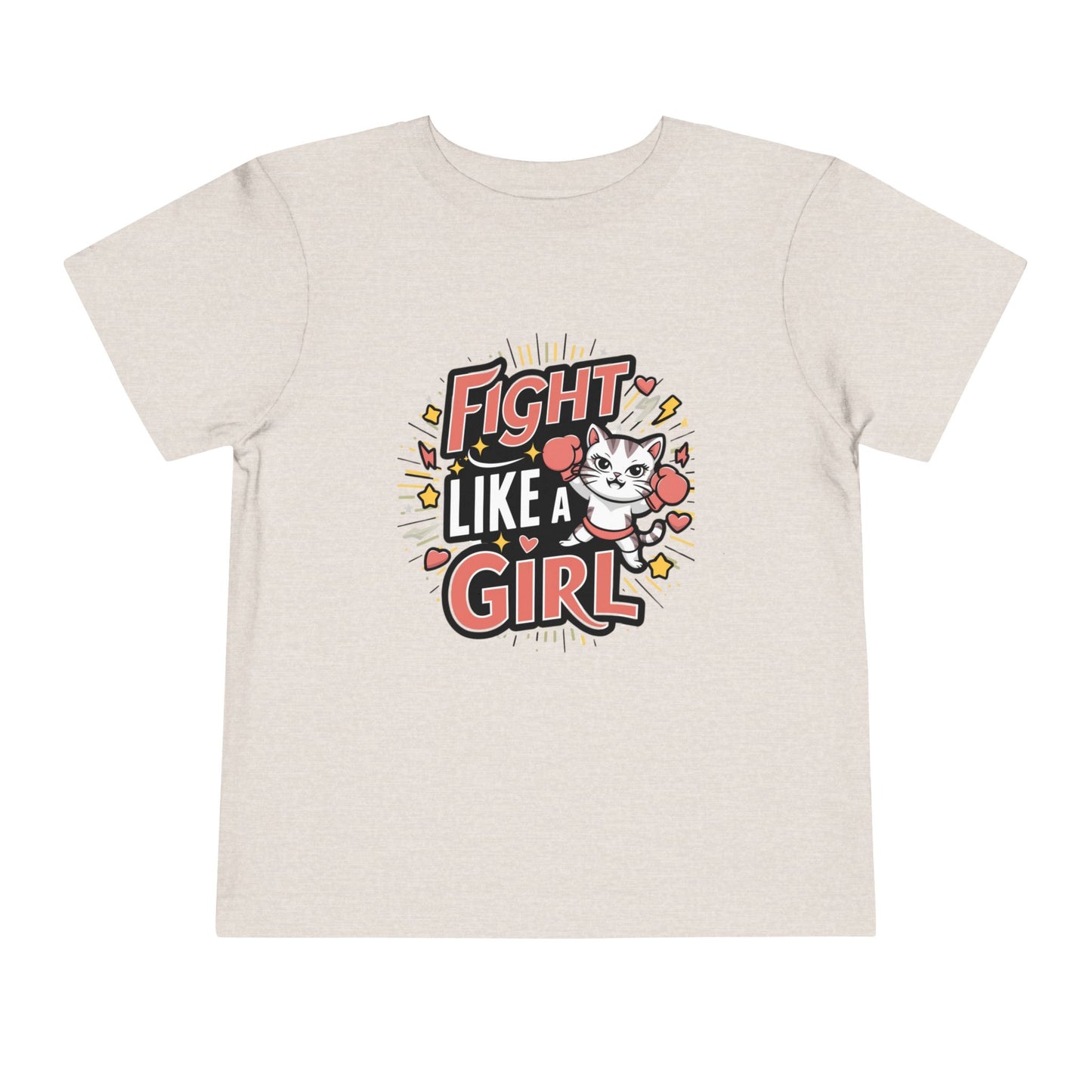 Fight Like Girl Toddler Cotton T-Shirts