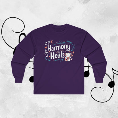 Harmony Heal Cotton Long Sleeve Tshirt