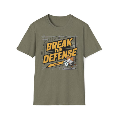 Break The Defence Crew Neck Cotton Men Tshirt