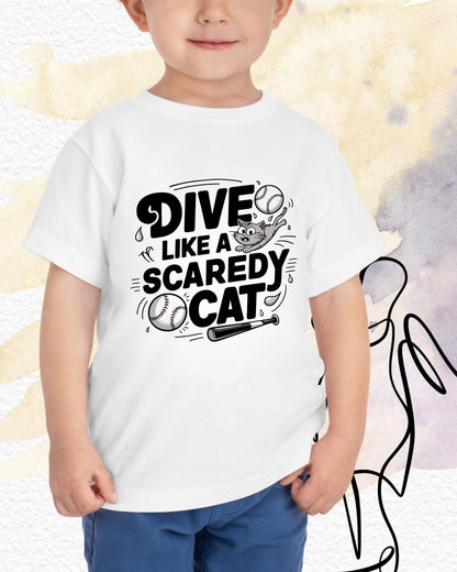 Dive Like Scaredy Cat Youth Heavy Cotton T-Shirt