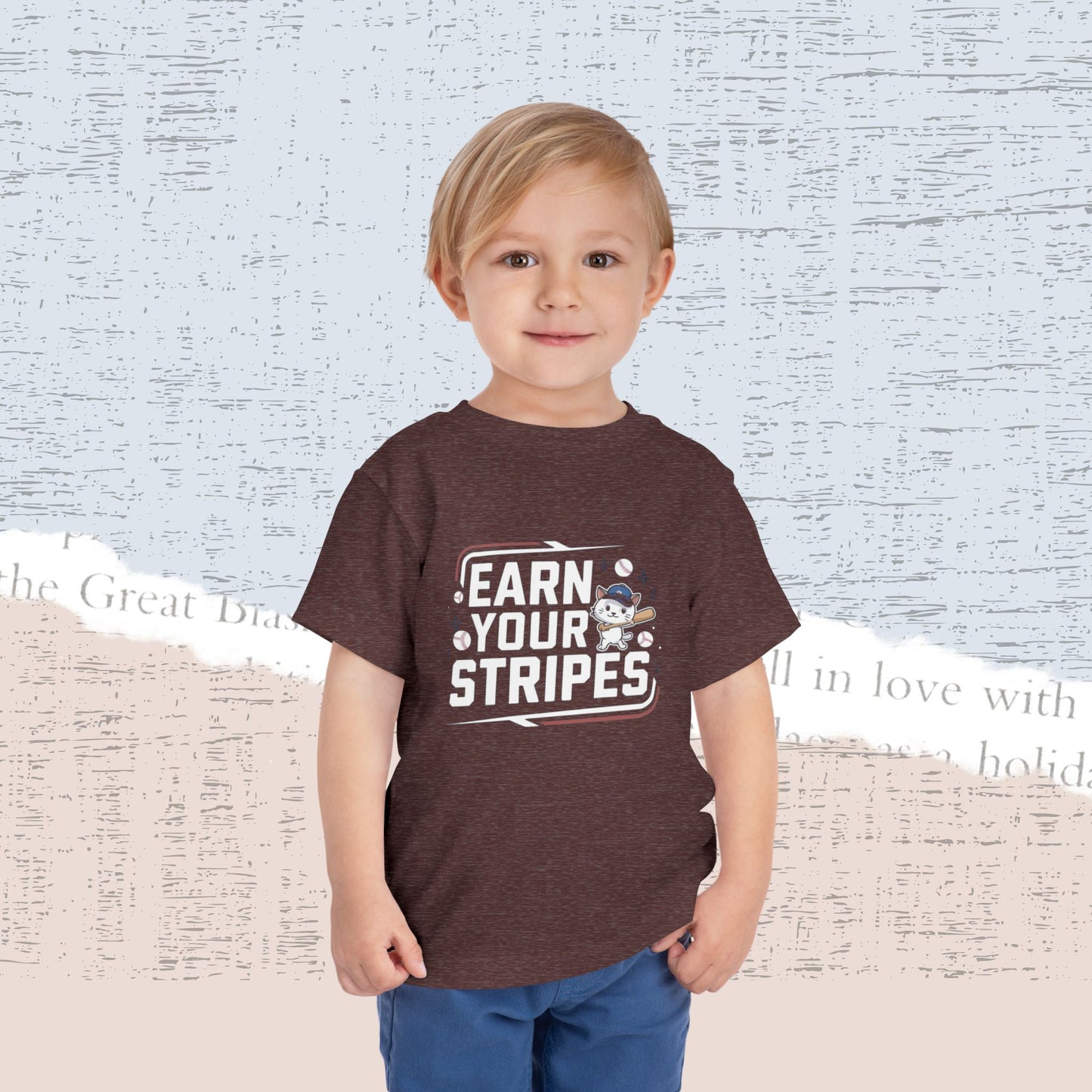 Earn Your Stripes Toddler Cotton Kids T-Shirt