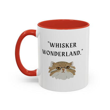 Billien Whisker Wonderland Printify 11 oz 11oz accent mug Coffee Mugs Holiday Picks Home & Living Kitchen Mugs Spring Essentials two tone White base