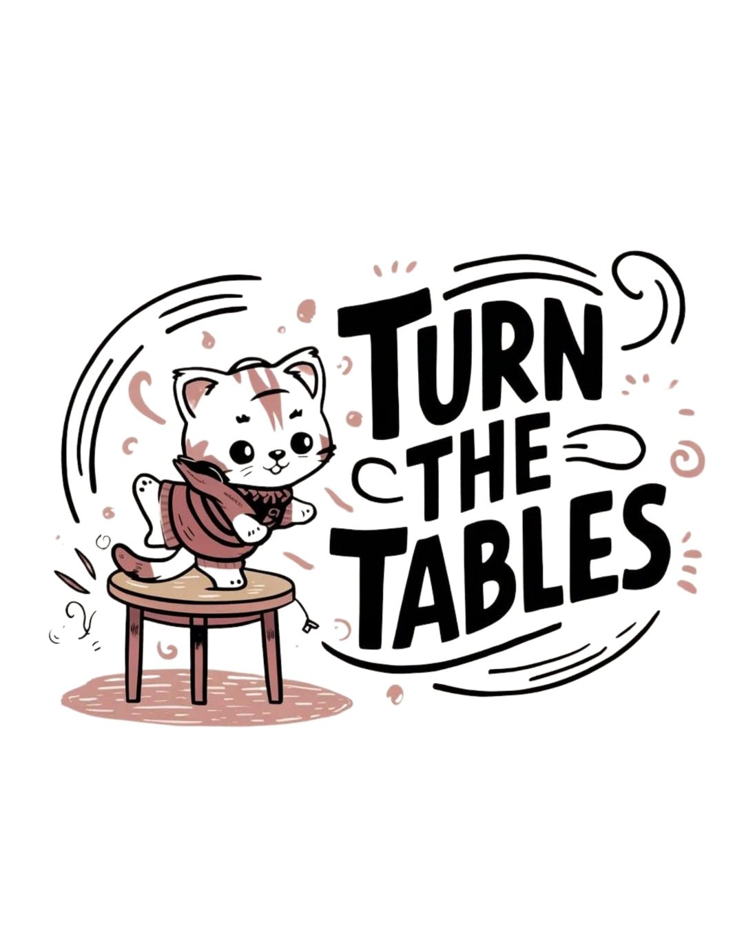 Turn The Table Idiom Cotton T-Shirt