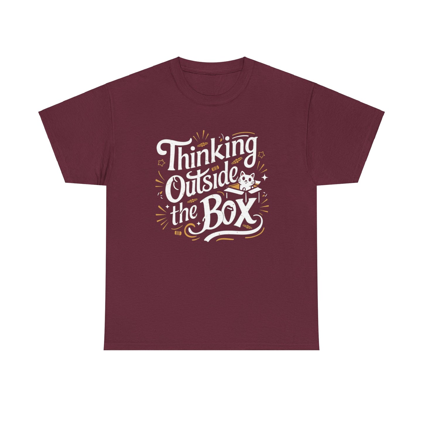 Thinking Out of Box Cotton T-Shirt